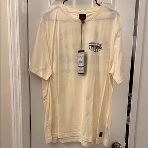 Triumph Off-White Short Sleeve Tee